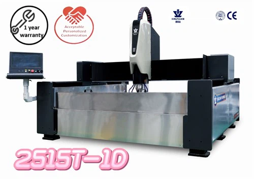 2515T -1 D חריטת גרניט מכונת נתב CNC באמצעות מערכת בקרת סטודיו NC